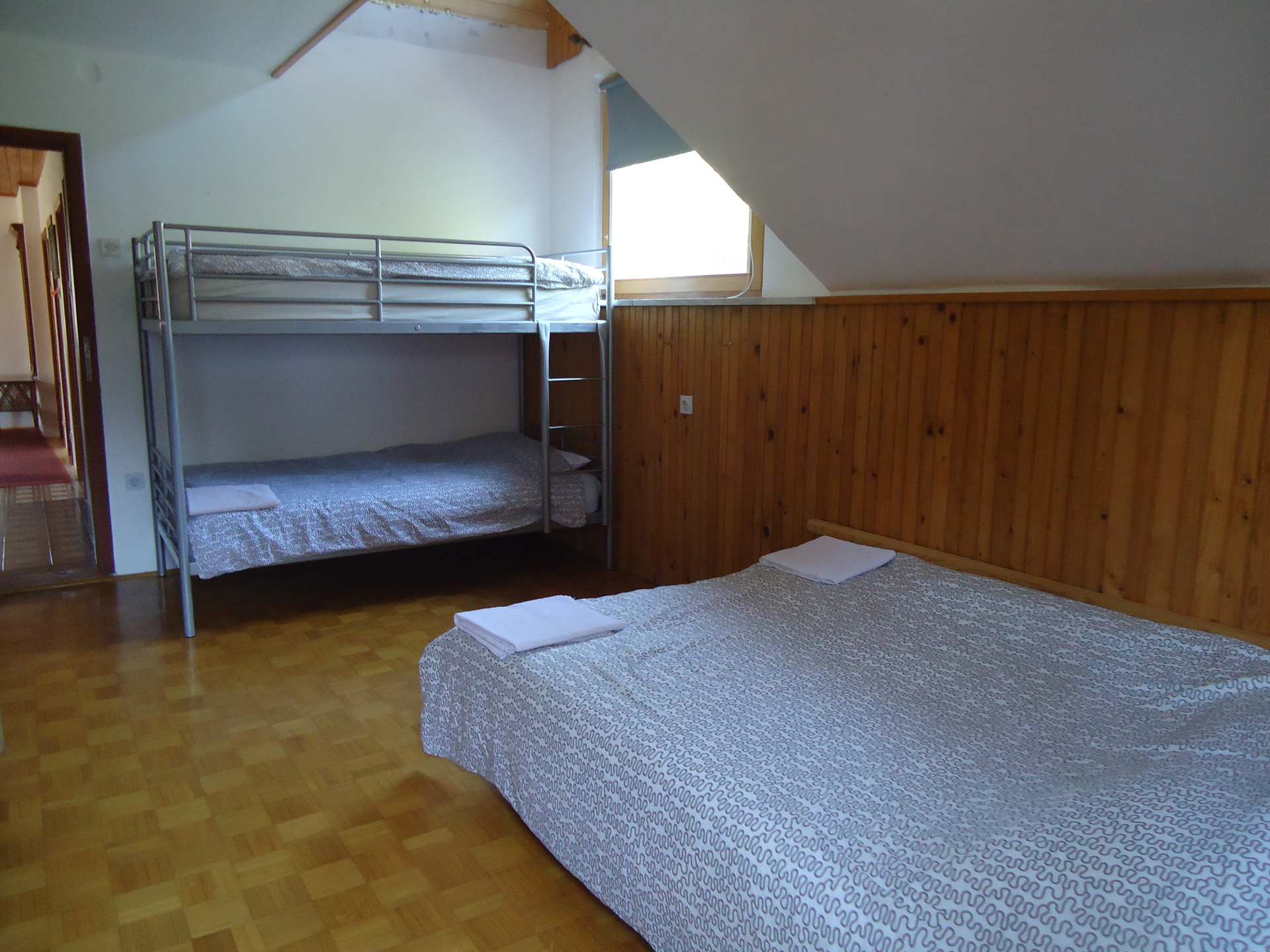 The second bedroom complete with bunk beds.