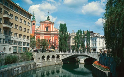 A picturesque view of the Ljubljanica